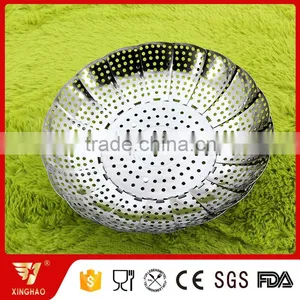 Wide-used Durable Kitchen Accessories SS201 Steaming Tray Fruit Bowl thumbnail-1