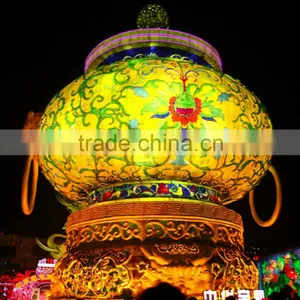 in Festival Golden Silk Lantern thumbnail-1