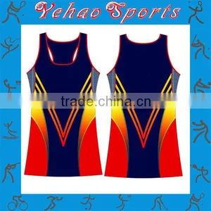 Good Quality Embroidered Netball Jerseys Sublimation Netball Jerseys thumbnail-1