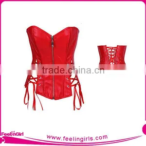 China GuangDong Xxxl Sexy Leather Corset Tops Pattern thumbnail-3