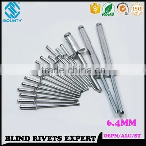 BOUNTY FACTORY 6.4MM POP RIVETS thumbnail-5