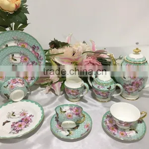 Porcelain Tea Coffee Set Turkish Porcelain Coffee/ Espresso Cup and Saucer thumbnail-6