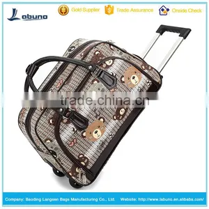 Fashionable Colourful Travel Trolley Luggage Bag Travel World Luggage Trolley Bag thumbnail-1