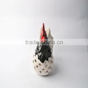 Cock Design Ceramic Candle Holder thumbnail-2