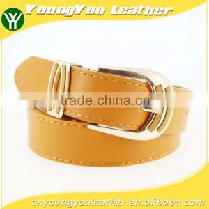 New Designer Ladies Leather Belt With High Quanlity Brown pu Leather Buckle in Yiwu thumbnail-1