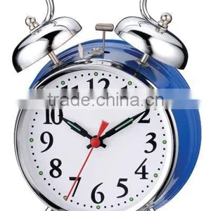 4.5 Inch Metal Case Mechanical Alarm Clock Movement, Desktop Clock thumbnail-2