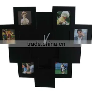 FC1003 Wooden Wall Clock With Photo Frame thumbnail-1