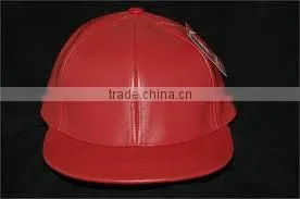 Fitted Leather Baseball Cap thumbnail-1