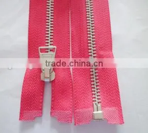 5# Metal Zipper Aluminum Zipper Teeth Zipper Open End Zipper With Auto-lock Zipper Slider Jacket Zipper thumbnail-1