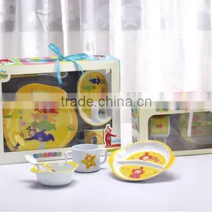China Cute Children Baby Melamine Dinnerware Sets thumbnail-1
