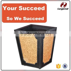 Leatherette Recycling Waste Bin Hotel Room thumbnail-1