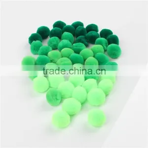 Factory Supply DIY Crafts Green Series Pompoms Toys for Kids or Wedding Party Decoration thumbnail-4