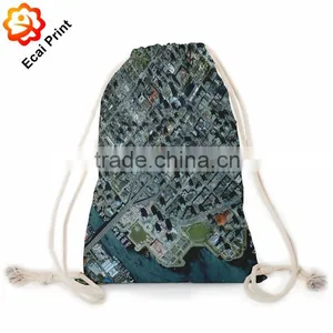 2016 Hot Sell Custom Digital Printing Drawstring Backpack Bag thumbnail-1