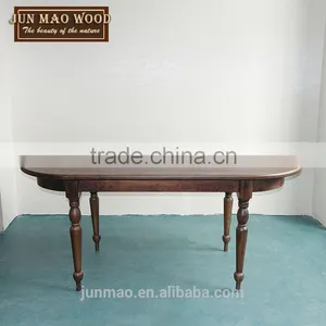2016 Happy Classic Wild Type Brown Oval Wooden Dining Table Room Furniture thumbnail-2