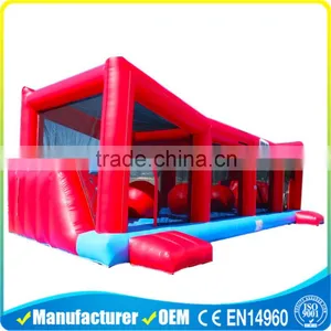 Inflatable Wipeout Obstacle Course thumbnail-1