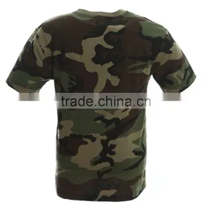 Camouflage Cotton Shirt Short Sleeve French Military Army Clothing thumbnail-2