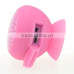 Wholesale Audio Bluetooth Speaker Boombox Waterproof Speaker With Silicone Sucker thumbnail-2