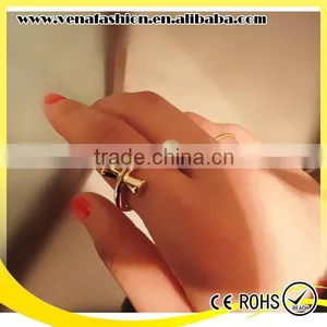 Manufacturer Cross Open Style Small Pearl Ring thumbnail-1