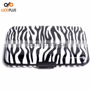 Luckiplus Inventory Sliver Pattern Aluminum Wallets Identity Theft Blocker thumbnail-5