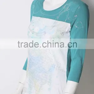 2014 Mix and Match Fashion Soft and Thin All Cotton Leisure Women Sweater thumbnail-3
