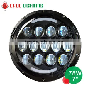 7inch Led Car Headlights, DOT 7inch 78w Led Car Headlights thumbnail-3