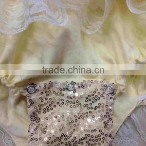 Classical Sequins Ivory Silk Ribbon Lace Wholesale Women Suspender Trouser thumbnail-5