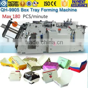 Best Used Quality Paper Disposable Plastic Lunch Box Machine thumbnail-1