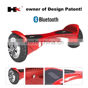 HX UL2272 Cheap 2 Wheels Self Balancing Scooter Samsung Battery With Colorful LED and Bluetooth Speaker thumbnail-1
