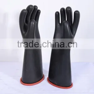 Class 2 Rubber Latex Electric Insulating Working Gloves thumbnail-1