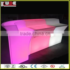 Modern Illuminated Led Plastic Portable Bar Counter Furniture for Salon thumbnail-5