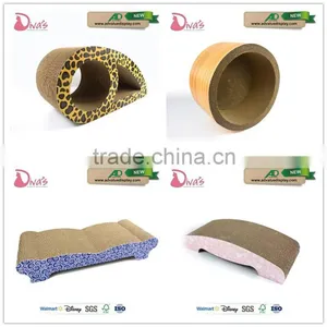 China Suppliers Pet Scratching Post Toys Corrugated Cardboard Cat Scratcher Tree Cat House Quality Choice thumbnail-5