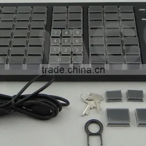 MSR POS Programmable Keyboard/ 66keys POS Keyboard With Msr Kb66 thumbnail-1
