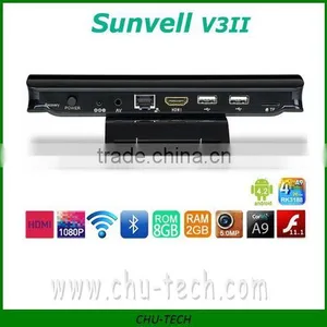 Sunvell V3II RK3188 Quad Core 1.8GHz Adnroid 4.2 TV Box 2GB/8GB Built in 5.0MP Camera RJ45 Bluetooth thumbnail-1