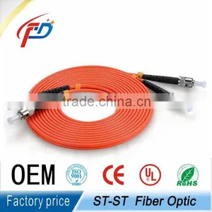 ST-ST Duplex Multymode Fiber Optic Patch Cable Connector thumbnail-2