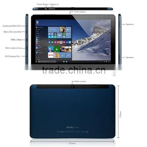 Cube i7 Book 2 in 1 Tablet PC Win 10 10.6 Inch IPS Screen Intel Skylake Core M3-6Y30 Dual Core 4GB RAM 64GB SSD ROM Cameras thumbnail-3