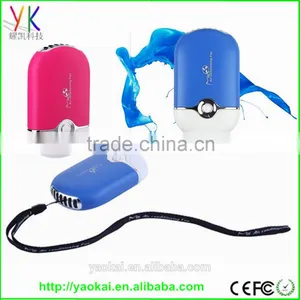 Environmental USB Fan Ventilador Portatil Rechargeable Holder Air Conditioner Abanicos Mini Fan for Laptop 400MA 5V ABS thumbnail-2