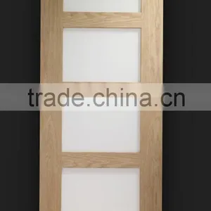 North American 5 Panels Pattern Solid Meranti Shaker Door, Wooden Shaker Door thumbnail-4