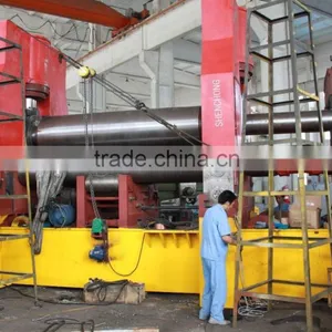 SW 11SNC 100X4000 3 Roller Roll Bending Machine for Metal Sheet,plate Bending Machine thumbnail-6