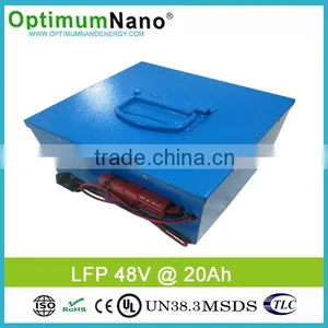 Rechargeable 48V 20AH Lifepo4 Battery Pack for E-vehicle thumbnail-3