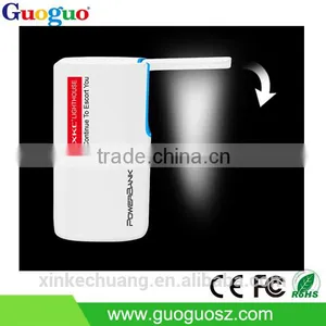 Private Model Mobile Charger Universal Portable Patent Lighthouse Power Bank 10000mAh for Blackberry Phone thumbnail-1