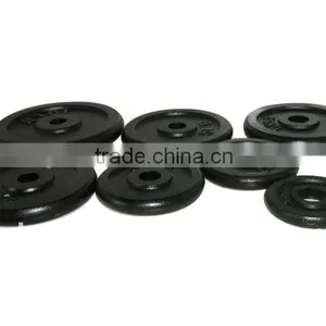 Black Paint Cast Iron Weight Plate thumbnail-1