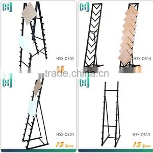 Floor Metal Custom Ceramic Tile Display Rack Stand HSX-S0364 thumbnail-5