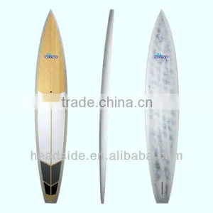 Customized Bamboo Veneer SUP Racing Paddle Board thumbnail-1