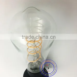 New Curly Filament LED Lamp ST64 Clear Glass Decorative Led Lights Bulb thumbnail-3