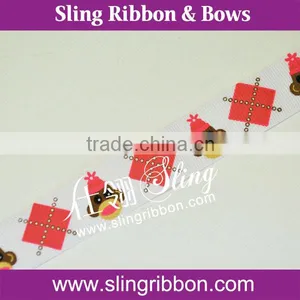 Lovely Monkey Character Printed Grosgrain Ribbon For Sales thumbnail-5