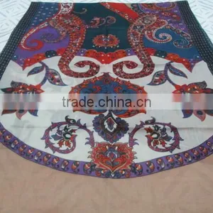 NEW DESIGN 50% SILK 50% WOOL PRINTS STOLE thumbnail-5