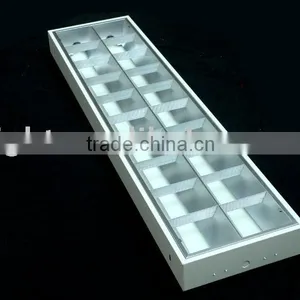 Grille Fluorescent Lighting Fixture thumbnail-1