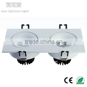 Dimmable 2*9W COB Square Led Light Ceiling thumbnail-1