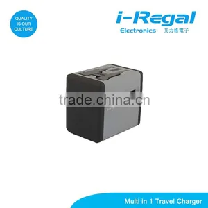 IRG-UW49 New Design UK/EU/US Pin Wall Charger With Usb With Great Price thumbnail-3