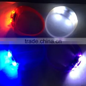 LED Light Silicon Wristband, Wristband With Led, Led Flashing Silicon Wristband For Party thumbnail-2